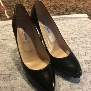 Jimmy Choo Hope 100 Patent Leather Pumps 4” heel